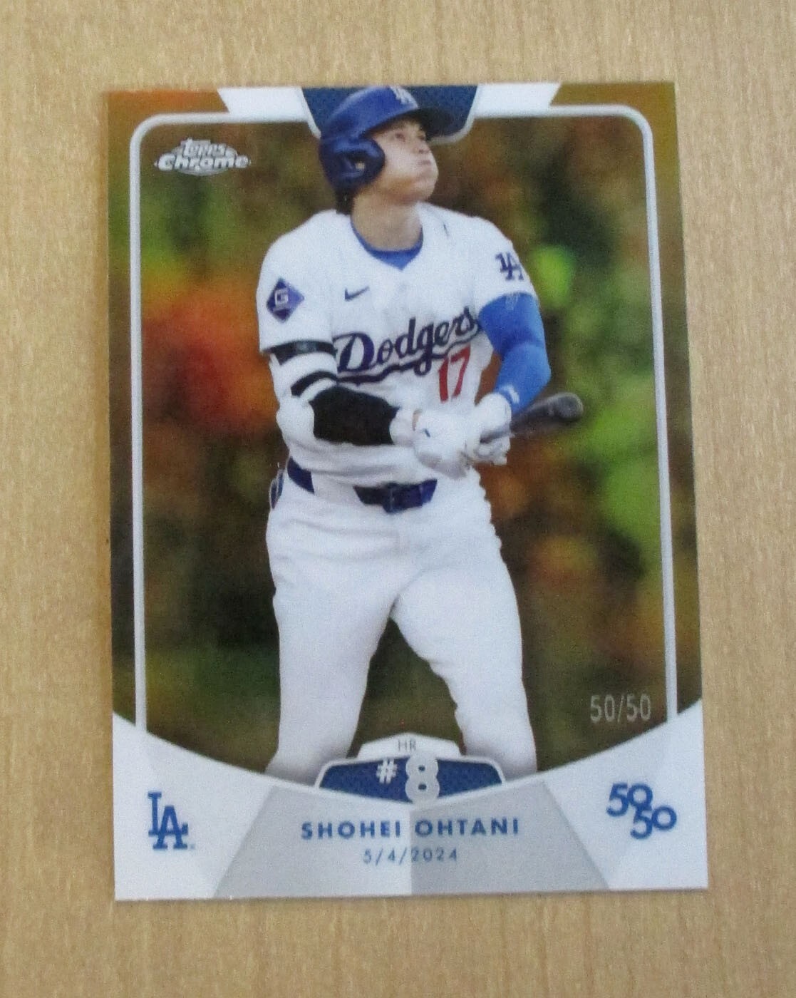 50/50 Shohei Ohtani 記念カードセットシュリンク付 Topps 【予約】2024 50/50 Shohei Ohtani 大谷翔平 1ボックス
