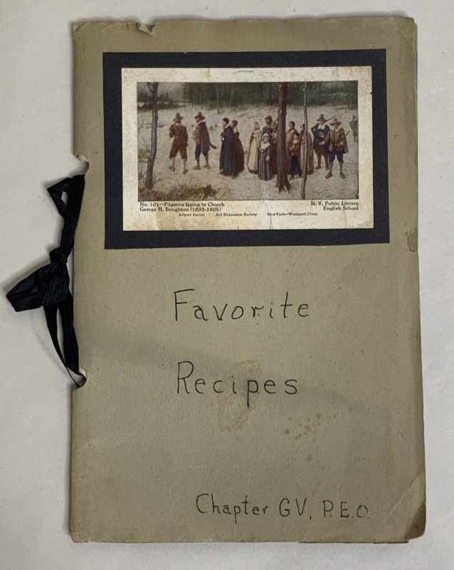Vintage Favorite Recipes Booklet From Chapter GV P.E.O.