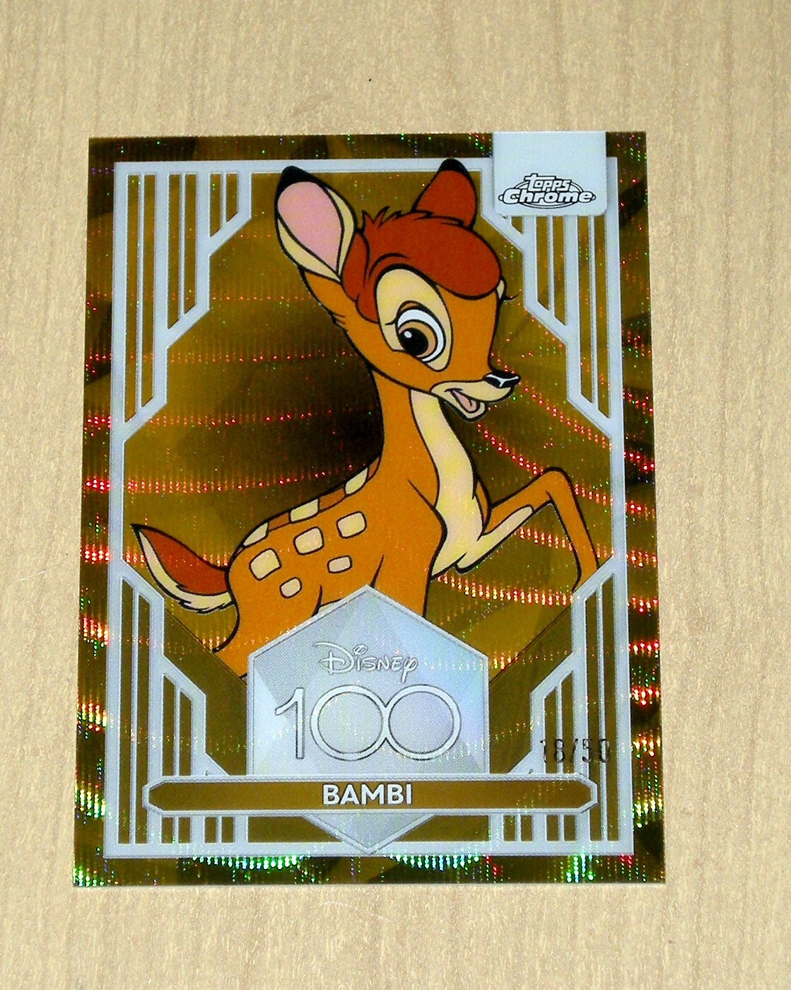 EPOCH　バンビ　ディズニー100 Disney 100th Anniversary Bambi Card Epoch Premier Edition