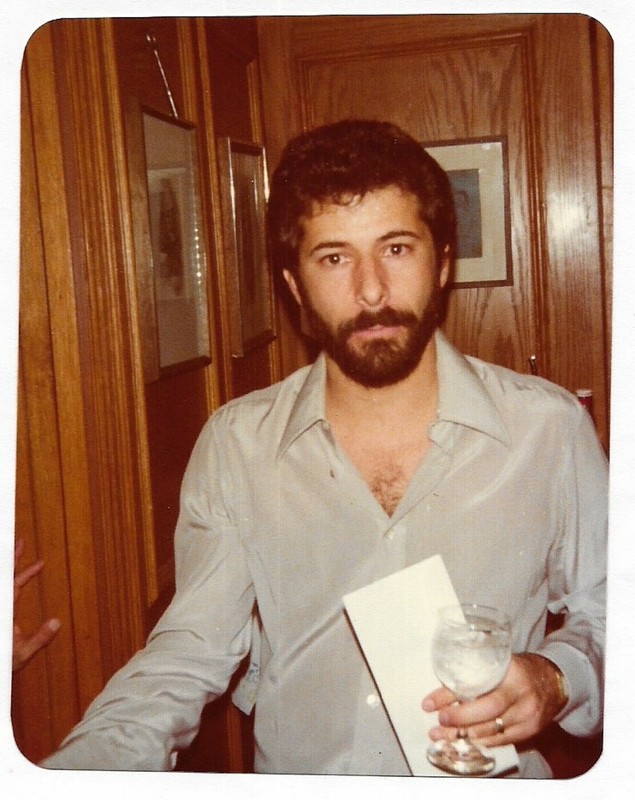 Vintage 70s Photo Young Man Guy W Beard Mustache Chest Hair