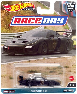 ホットウィール レースデイ - ポルシェ　935 (チェイスカー) CHASE ! Hot Wheels - Porsche 935 Black - Car Culture Race