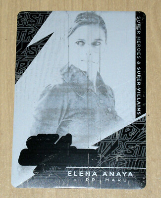 2019 Cryptozoic DC CZX print plate black Elena Maya STR PWR 1/1