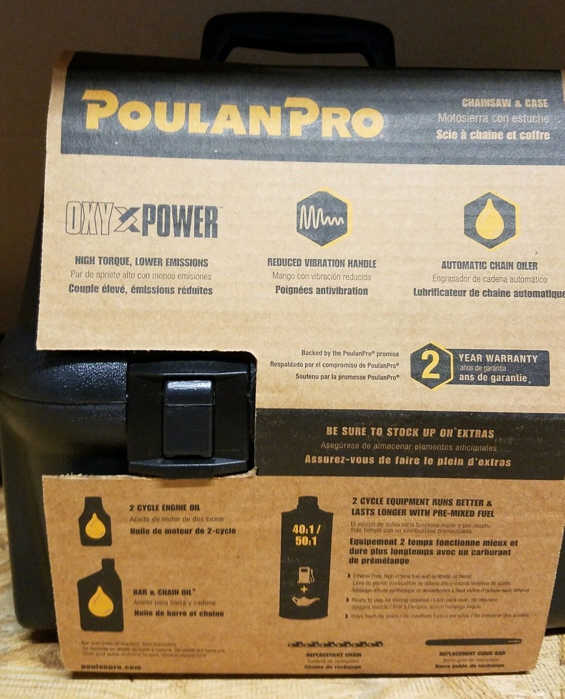 Poulan Pro PR4218 42-cc 2-cycle 18-in Gas Chainsaw with Case New
