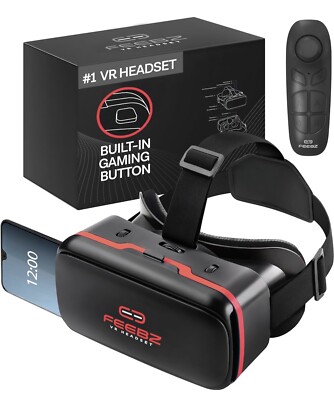 VR Headset for iPhone & Android - for Kids & Adults | Includes Remote