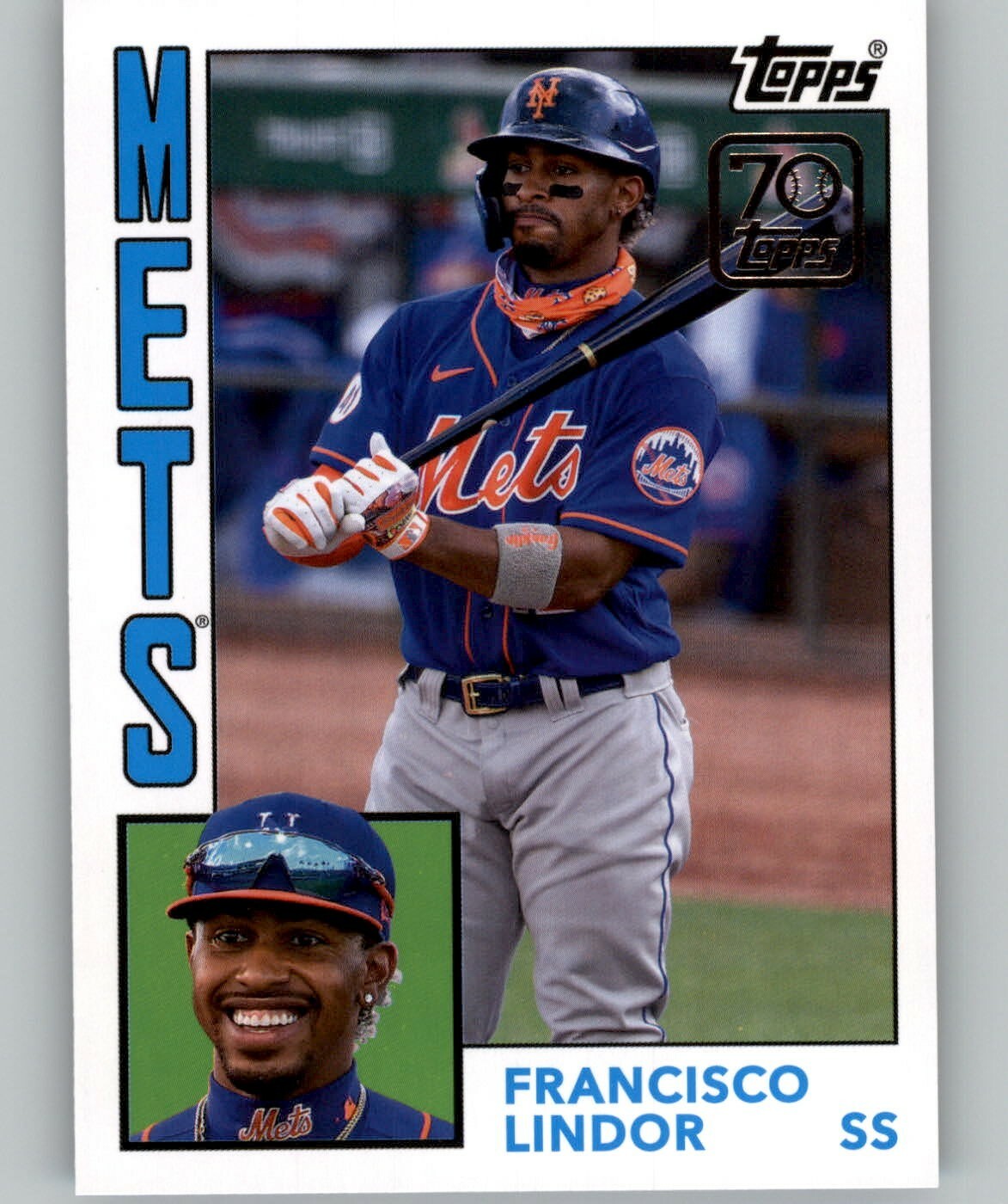2021 Topps Update FRANCISCO LINDOR 70 Years of Topps