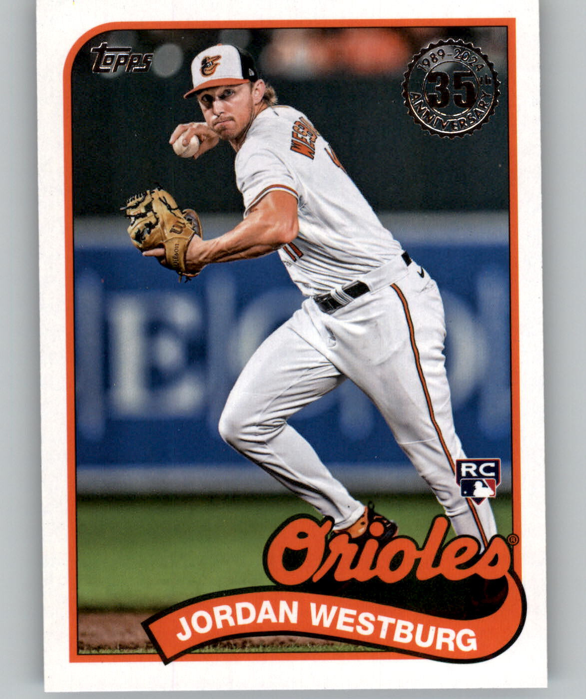 Jordan Westburg 2024 Topps Series 1 1989 35th Anniversary