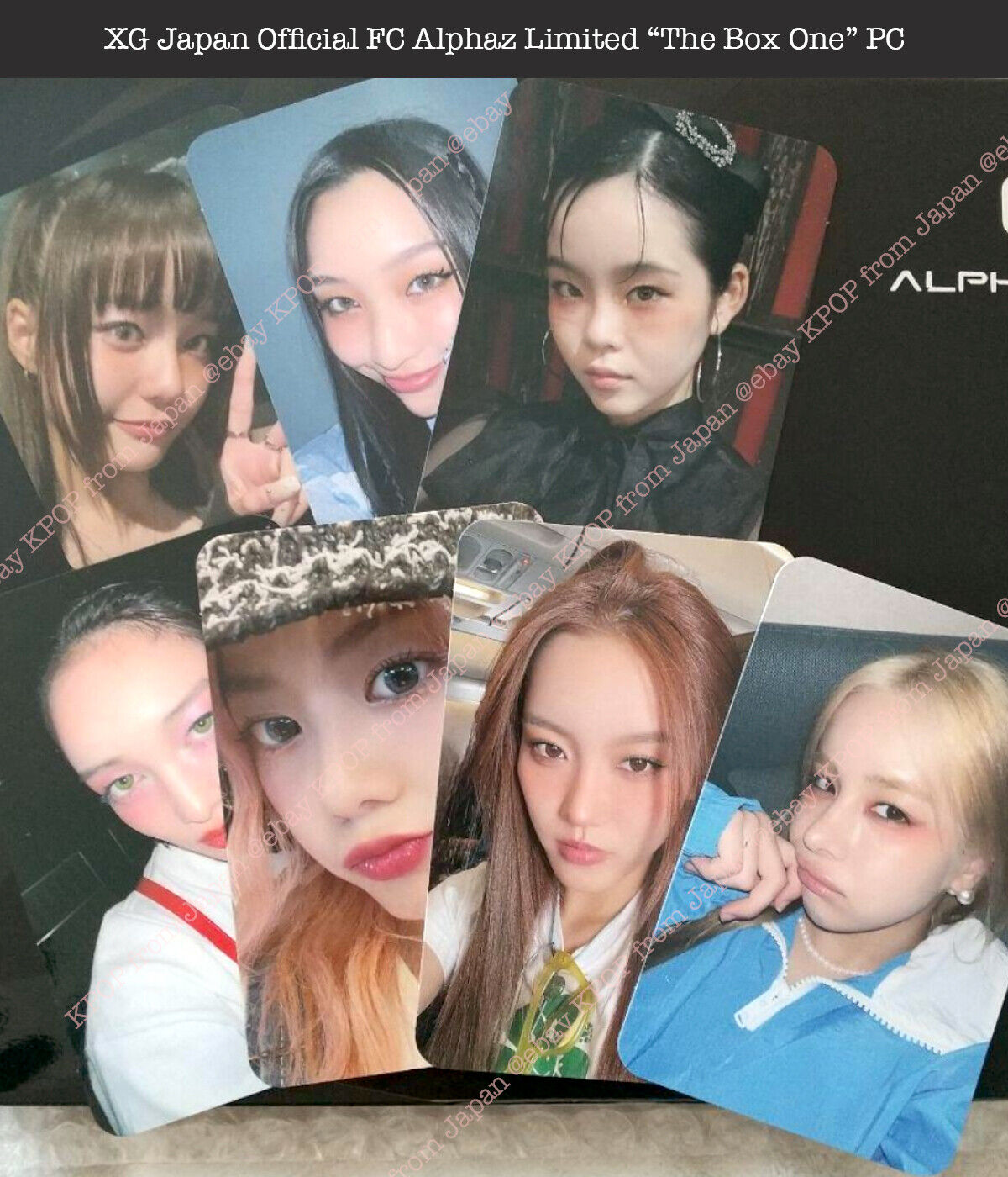 XG FC Alphaz The Box One Photocard Juria Hinata Jurin Cocona XG FC Alphaz The Box One Photocard Juria Hinata Jurin Cocona