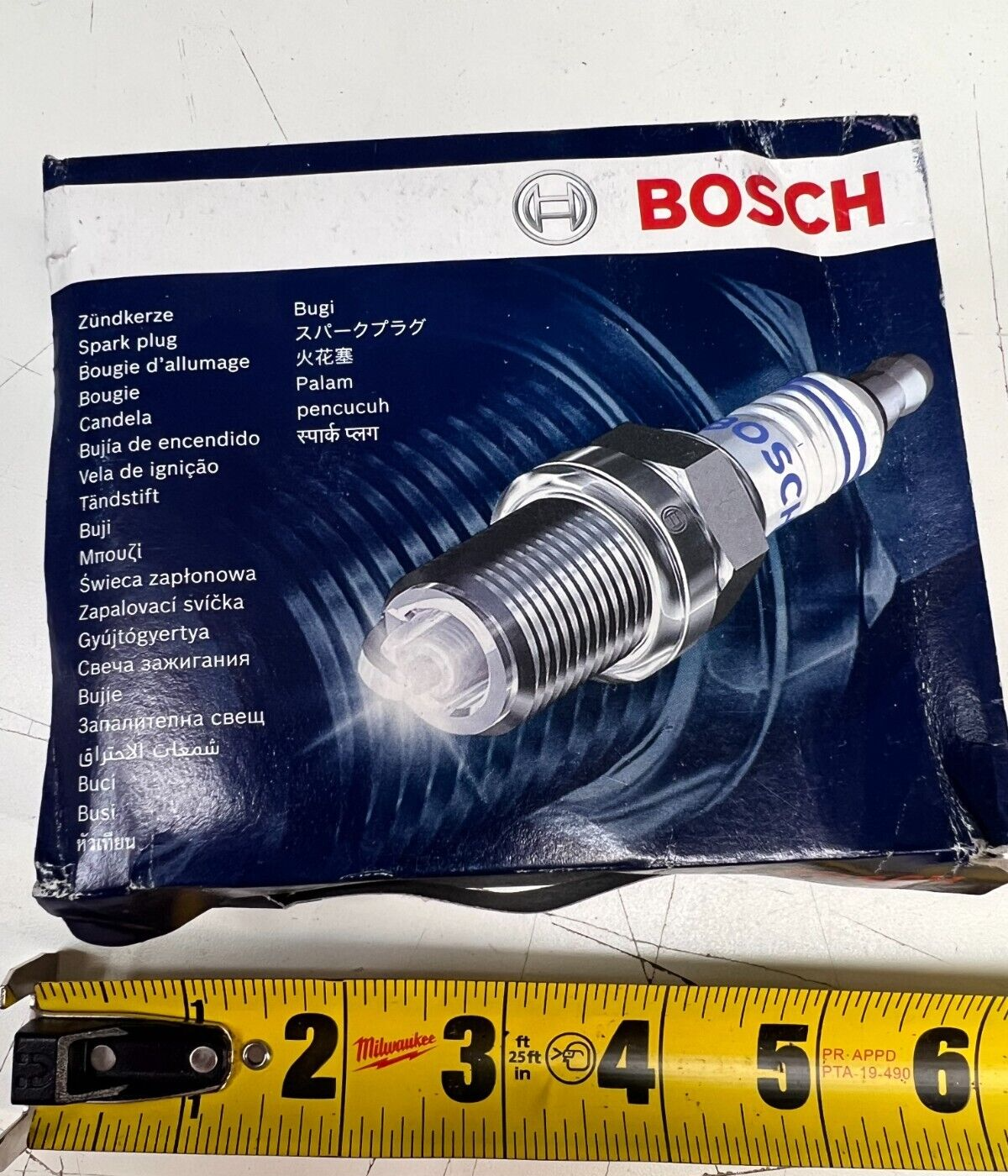 Pack of 10) Bosch 96346 Double Iridium Spark Plugs 14mm
