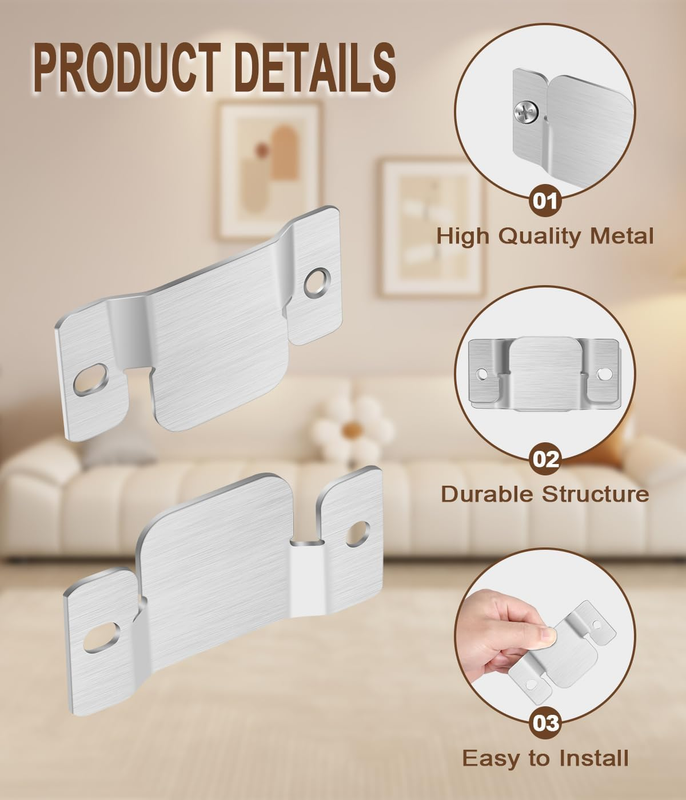 Sectional Couch Connector, Universal Sectional Sofa Connector Couch Bracket with