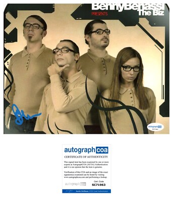 BENNY BENASSI SIGNED DJ SATISFACTION EDM 8X10 PHOTO - ACOA COA