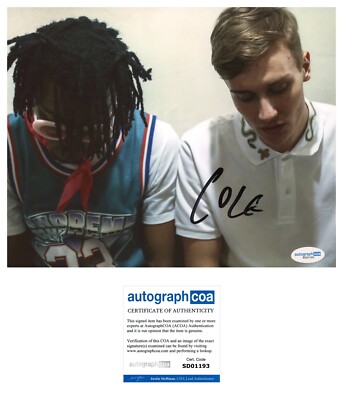 COLE BENNETT SIGNED LYRICAL LEMONADE PLAYBOI CARTI 8x10 PHOTO - ACOA COA