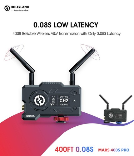 Hollyland Mars 400S Pro 400FT HDMI SDI Wireless A&V
