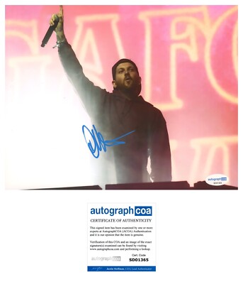 DILLON FRANCIS SIGNED EDM DJ 8x10 PHOTO - ACOA COA