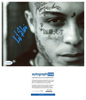 LIL SKIES SIGNED RAPPER LIFE OF A DARK ROSE 8X10 PHOTO - ACOA COA