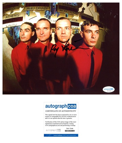 Ralf Hutter 'Kraftwerk' Signed 8x10 Photo German Electronic