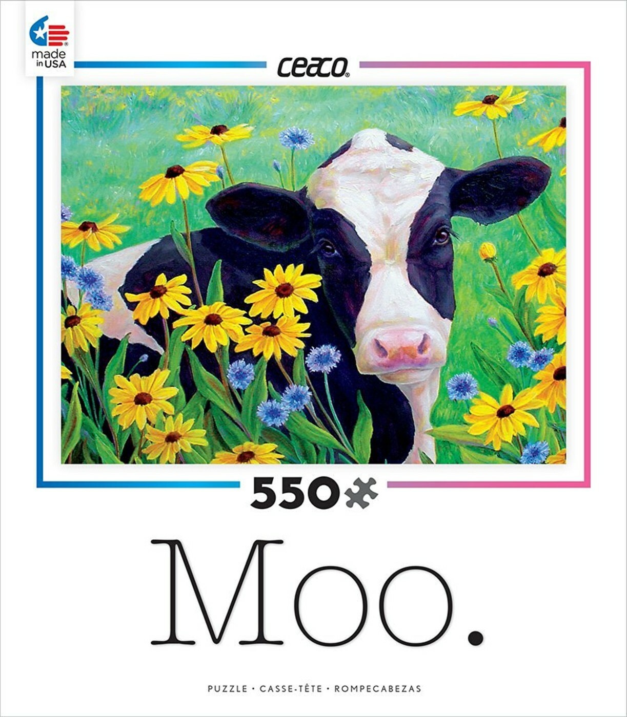 Moo: Daisy Dazer 550 Piece Puzzle - Linda Elliot | eBay