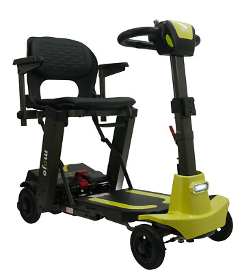 Enhance Mobility Mojo Auto-Fold Electric Scooter Lemony Lime