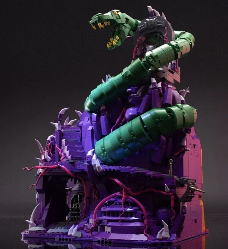 Mattel Mega Motu Snake Mountain: The House That Evil Built