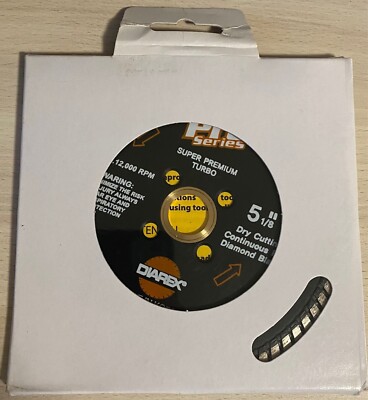 Diarex Pro Series Plus  Turbo Blade 5''  5/8''-20mm-7/8'' 119051