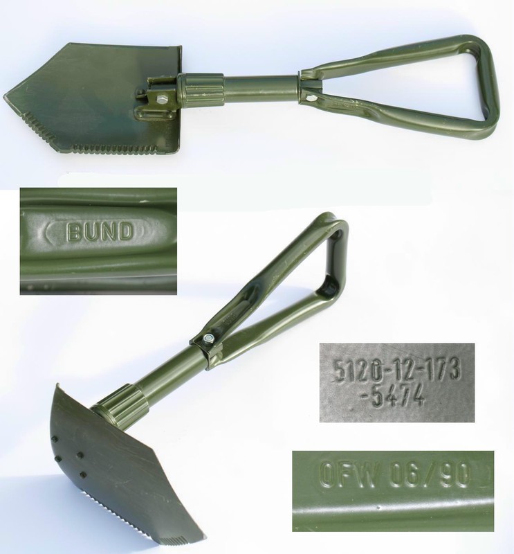Original Bw Klappspaten MilitÃ¤R Armee Spaten Schaufel Hacke SÃ¤Ge Multifunktions