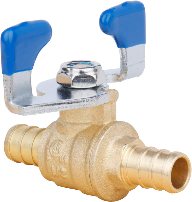 10 PCS Pex Ball Valve 1/2 Inch PEX Brass Full Port Shut Off Ball Valves,Pex Shut