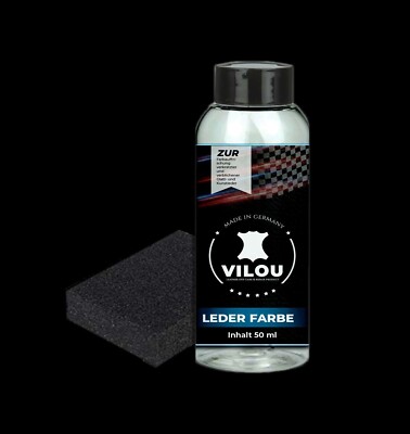 50ml Lederfarbe schwarz auch für Fiat Ford Opel Kia Seat Skoda von ''VILOU''
