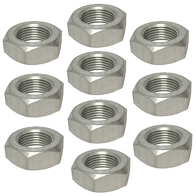 3/4''-16 L/H Aluminum Jam Nuts - 10 Pack #1134