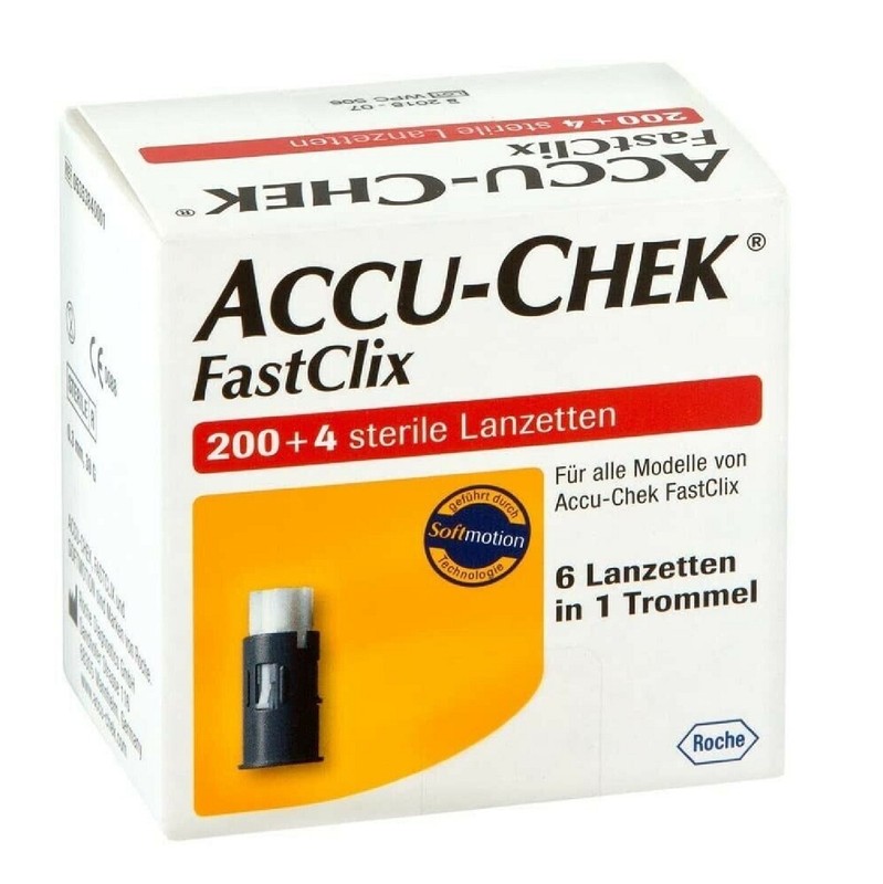 Accu-Chek Fastclix Lanzetten 204 Stck