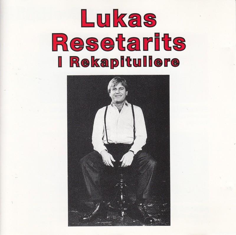 Lukas Resetarits - I Rekapituliere   Cd Neuf
