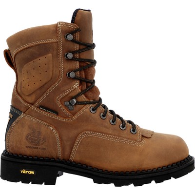 Pre-owned Georgia Boot Comfort Core Composite Toe Waterproof Logger Work Boot In Crazy Horse