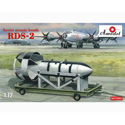 AMODEL NA72002 Soviet atomic bomb RDS-2  Scale 1:72 - Plastic model kit