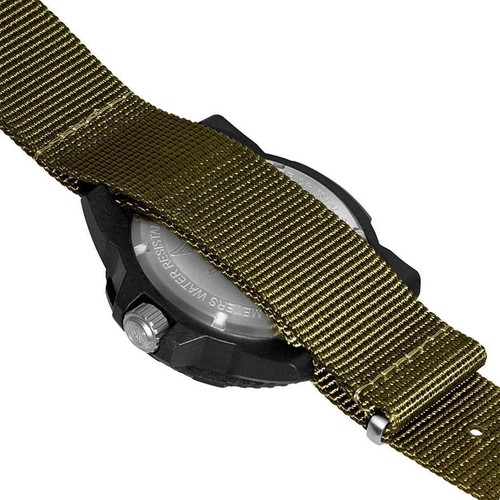 Pre-owned Luminox 3617.set Men's Navy Seal 3600 Series Green Dial Strap Watch