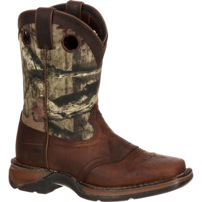

Ботинки LIL DURANGO Big Kid Camo Saddle Western, Distressed brown and camo, DBT0121