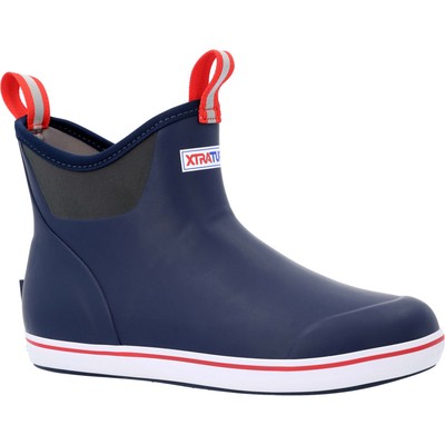 

Мужские 6 ботинок до щиколотки, Navy / red, 22733