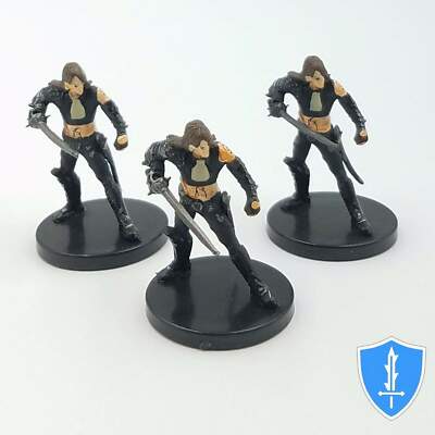 Shadow Rogue x3 - Kingmaker #10 Pathfinder Battles D&D Miniature