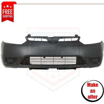 New Bumper Cover H010343PQ front primed CAPA for 2006 2008 Honda
