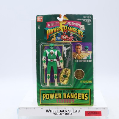 Auto Morphin Tommy Green Ranger MMPR Power Rangers 1994 Bandai Figure NEW SEALED