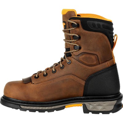Pre-owned Georgia Boot Carbo-tec Ltx Waterproof Work Boot In Brown