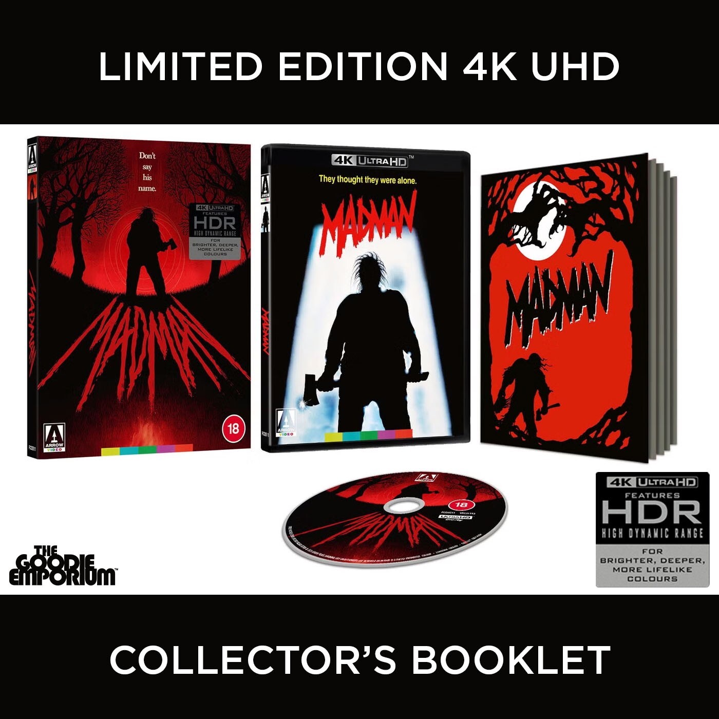 Madman UHD 4K Ultra HD 1981 Mad Man Marz Blu-ray Arrow