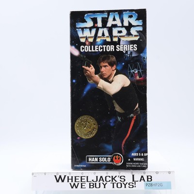 Han Solo 100% Complete Collector Series Star Wars 1996 Kenner 12" Action Figure