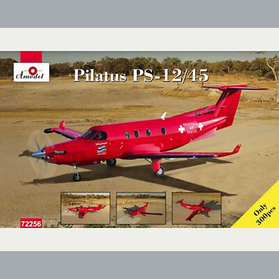 AMODEL 72256 Pilatus PS-12/45 (Okavango Air Rescue)  Scale 1/72 - Plastic model