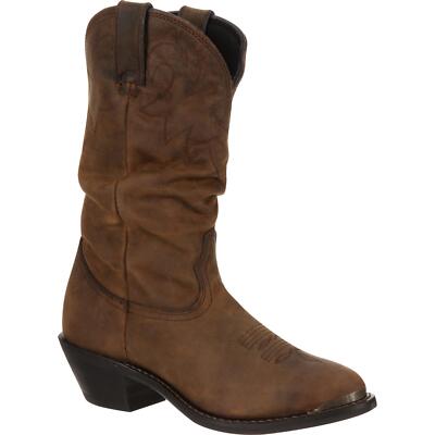 

Женские рваные коричневые ботинки в стиле вестерн Durango с напуском, Distressed tan, RD542