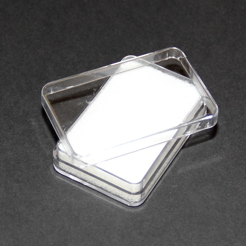 10 Klarsichtdosen (Flach) Schmuckdosen, Edelsteindosen, Box FÃ¼R Mineralien