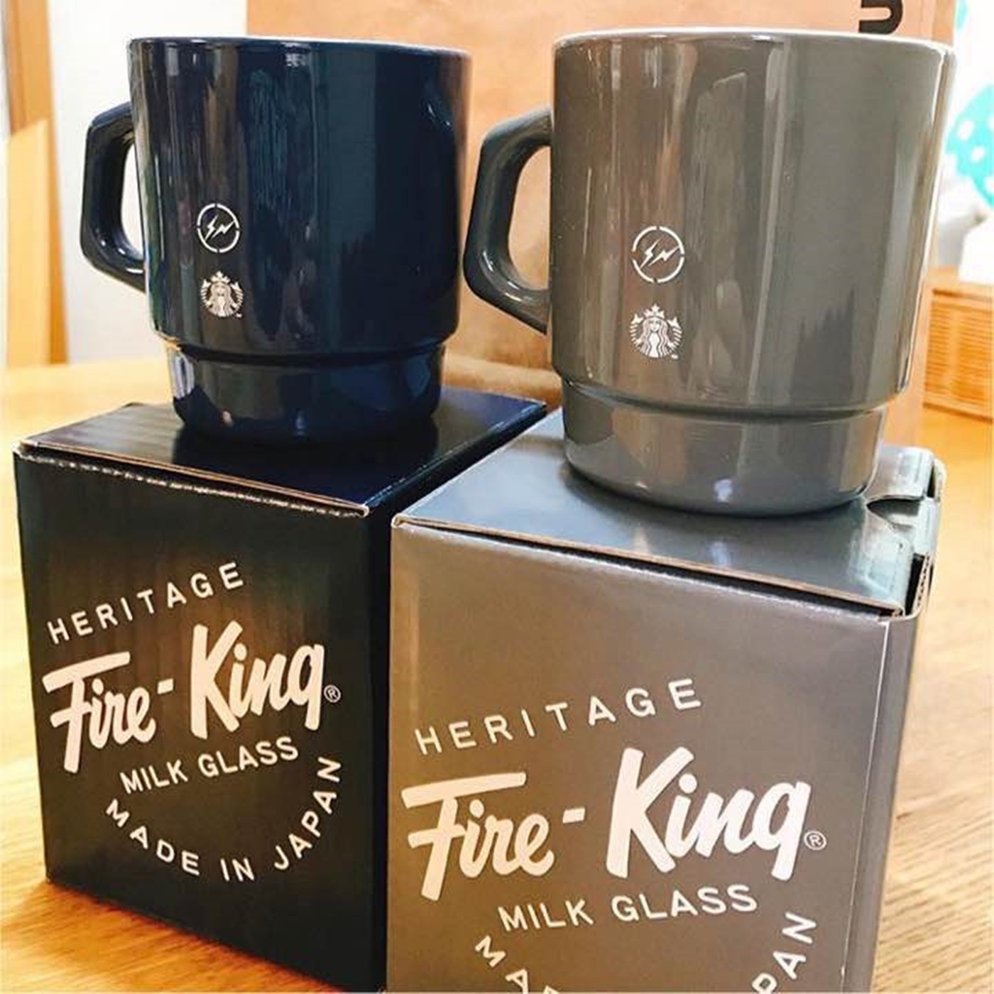 starbucks × fireking × fragment グラスマグカップ Amazon.co.jp: スターバックス グラス マグ フラグメント