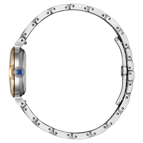 Pre-owned Citizen Silver Womens Analogue Watch L Mae Em1136-87d