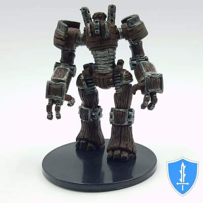 Clockwork Golem - Dungeons Deep #41 Pathfinder Battles D&D Wood