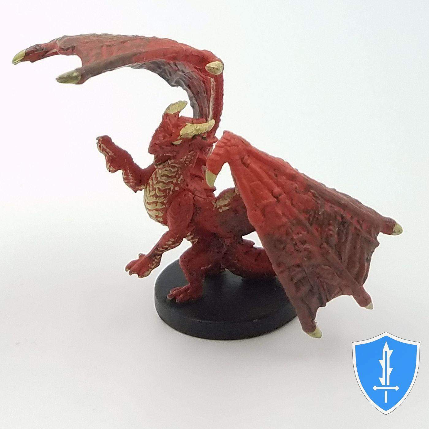 Red Dragon Wyrmling - Monster Menagerie 2 #39 D&D Rare Miniature