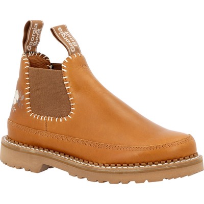 

Женские туфли Georgia Boot Giant Romeo с цветочной вышивкой, Brown, GB00573