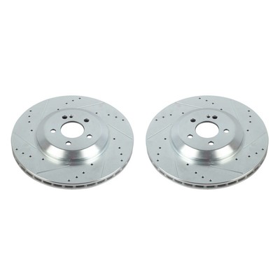 Powerstop EBR1681XPR Brake Discs 2-Wheel Set Rear  for MB Mercedes CLS450 E450