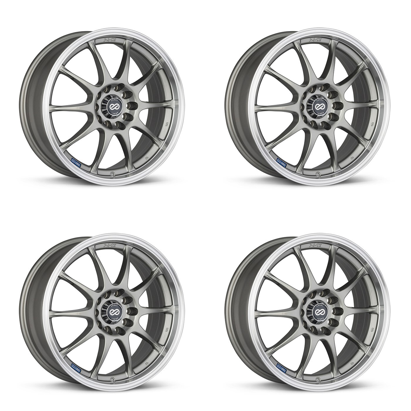 タイヤ・ホイール ENKEI installation kit Amazon.com: 18x8.5 Enkei TS10 Matte Grey Offset(25) Lug